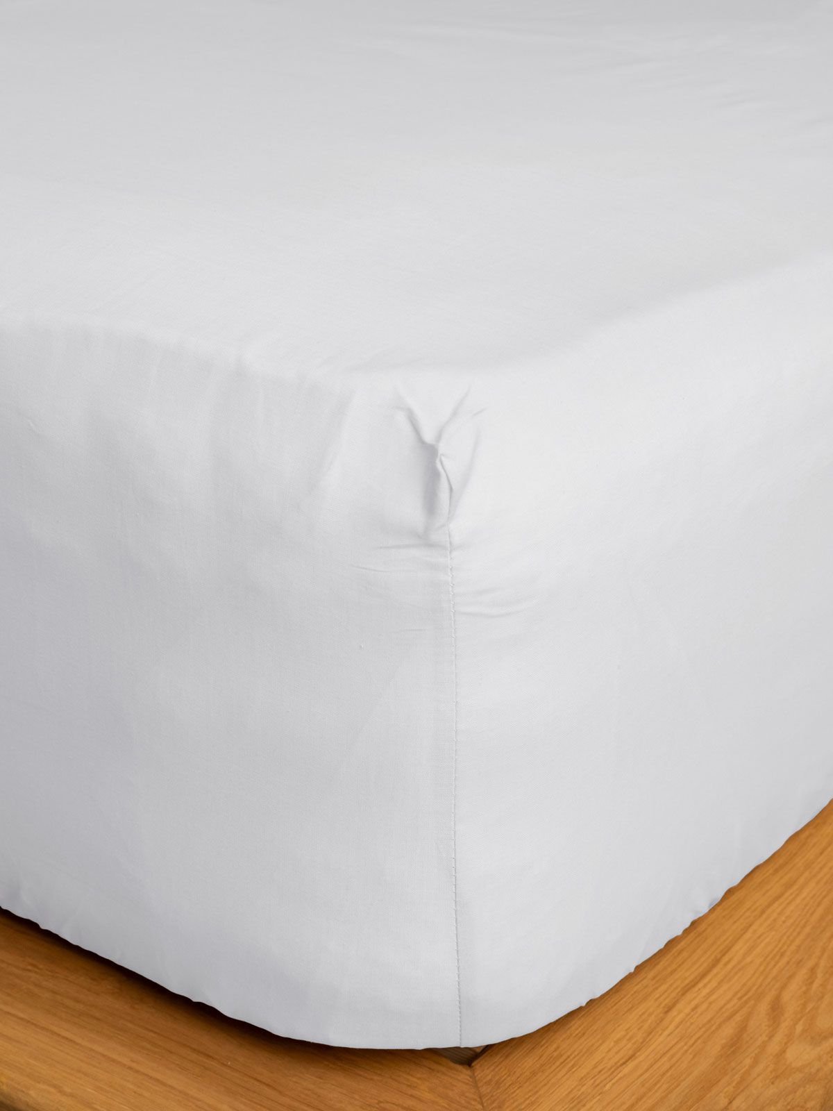 Κατωσέντονο Cotton Feelings με λάστιχο 100 White Μονό (100×200+30)