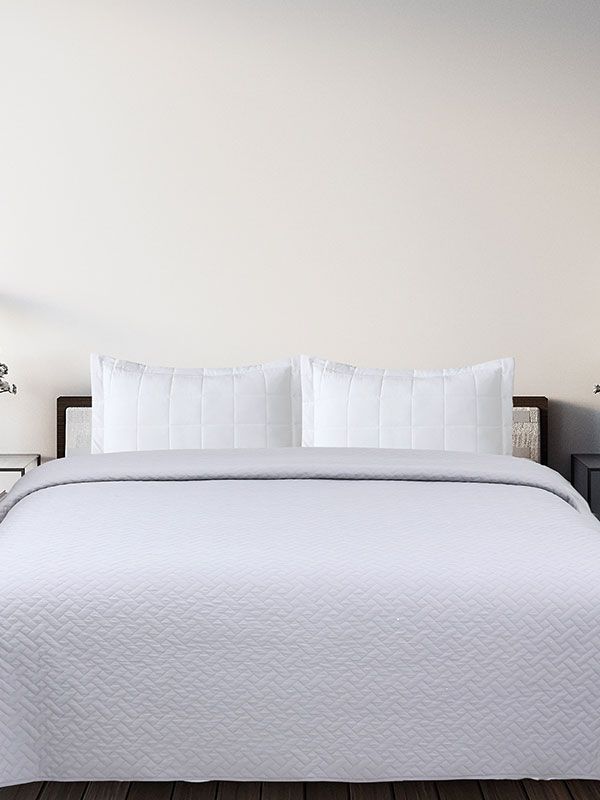 Κουβερλί Voielo Light Grey Υπέρδιπλο (220×240)
