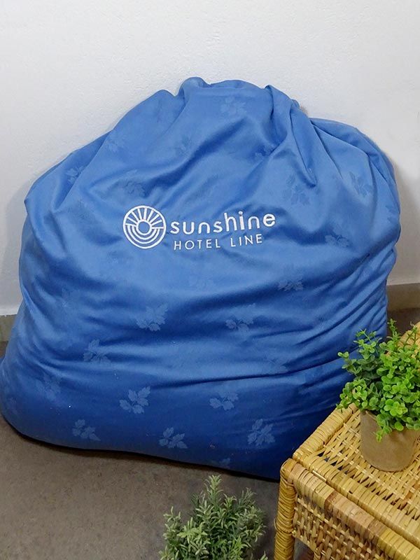 Σάκος Υφασμάτινος επαγγελματικός Light Blue 75×95