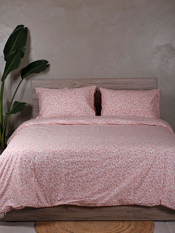Παπλωματοθήκη Cotton Feelings 2044 Pink Υπέρδιπλη (230×250)