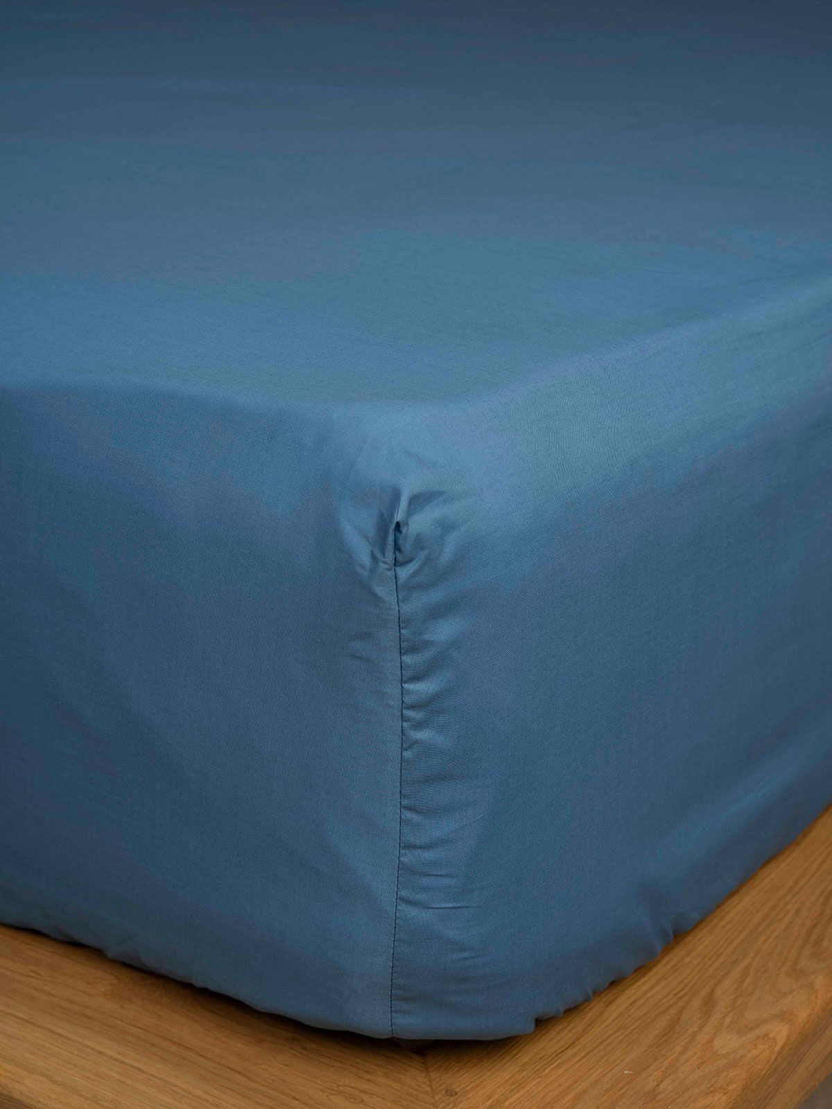 Κατωσέντονο Cotton Feelings με λάστιχο 104 Blue Μονό (100×200+30)