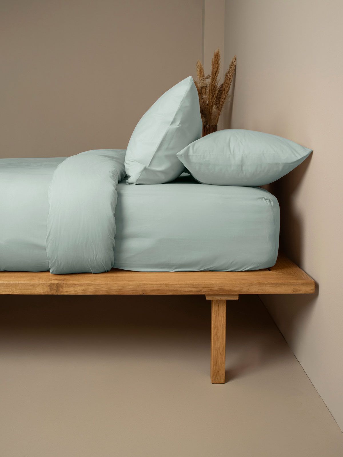 Σετ Σεντόνια Cotton Feelings 105 Aqua Μονό με λάστιχο(105×205+30)