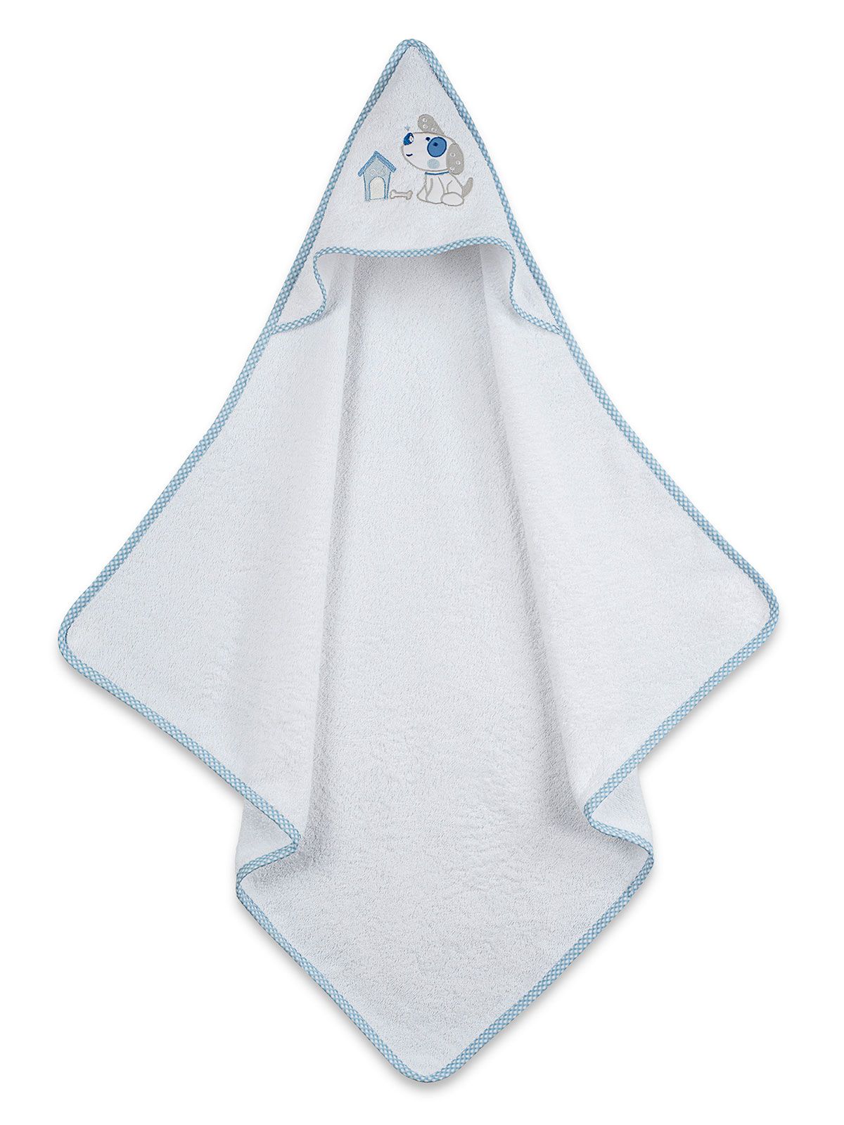 Κάπα κεντητή Dog 07 Blue 75×75