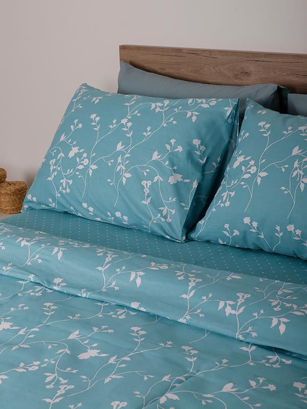 Μαξιλαροθήκες Cotton Feelings 924 Aqua