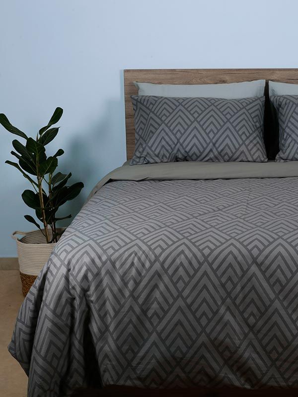 Σετ Σεντόνια Cotton Feelings 2036 Grey King Size (260×270)