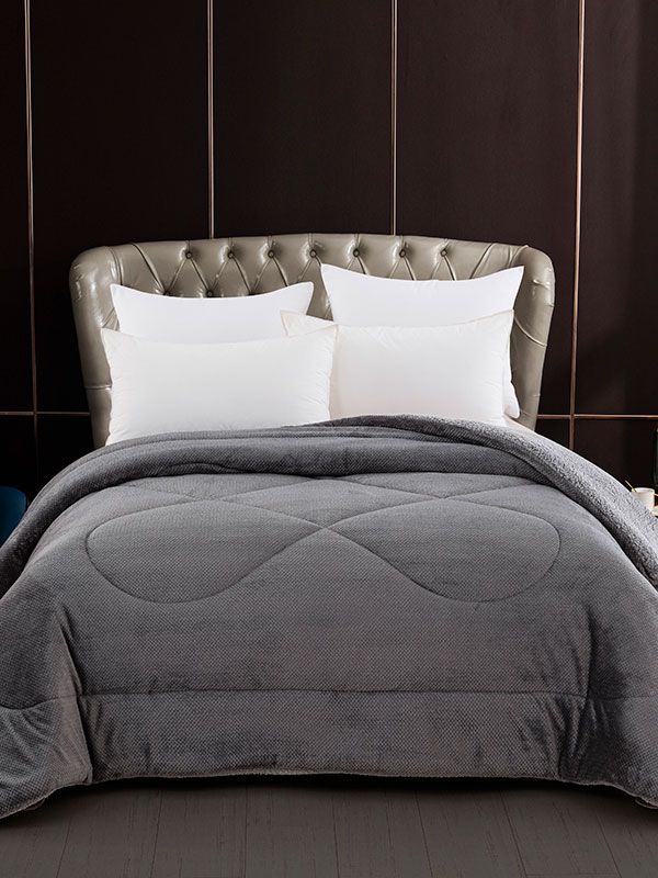 Κουβερτοπάπλωμα Clio Grey King Size (240×250)