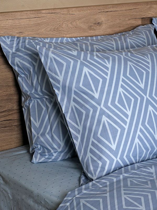 Μαξιλαροθήκες Cotton Feelings 2042 Blue 50×70