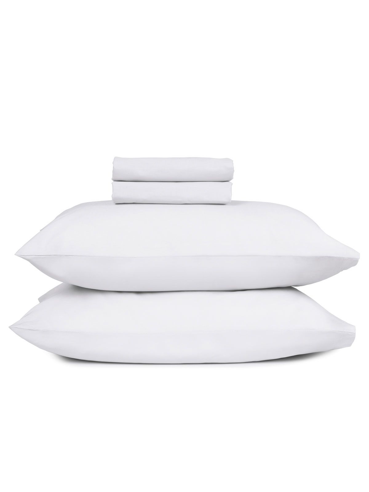 Μαξιλαροθήκες Cotton Feelings 100 White 50×70