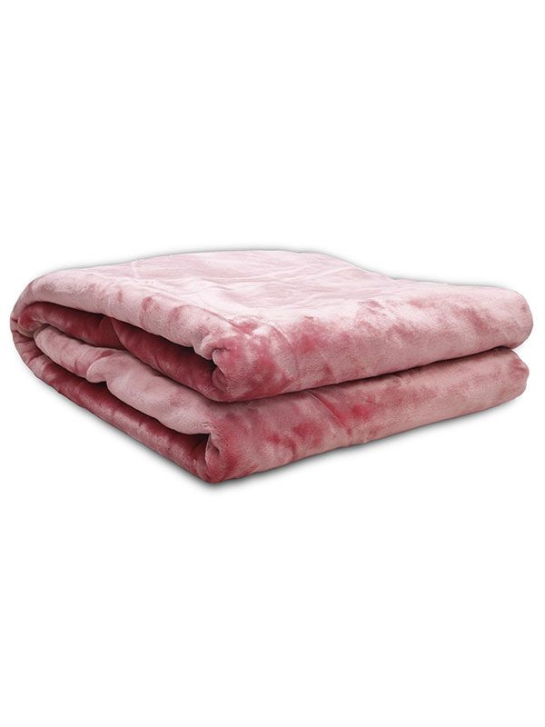 Κουβέρτα βελούδινη Iris Coral Υπέρδιπλη (220×240)
