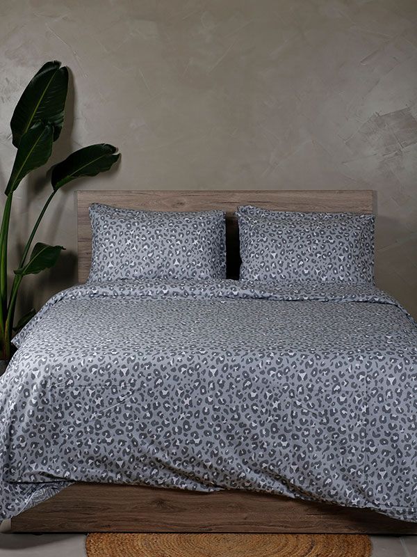 Παπλωματοθήκη Cotton Feelings 2044 Grey Υπέρδιπλη (230×250)
