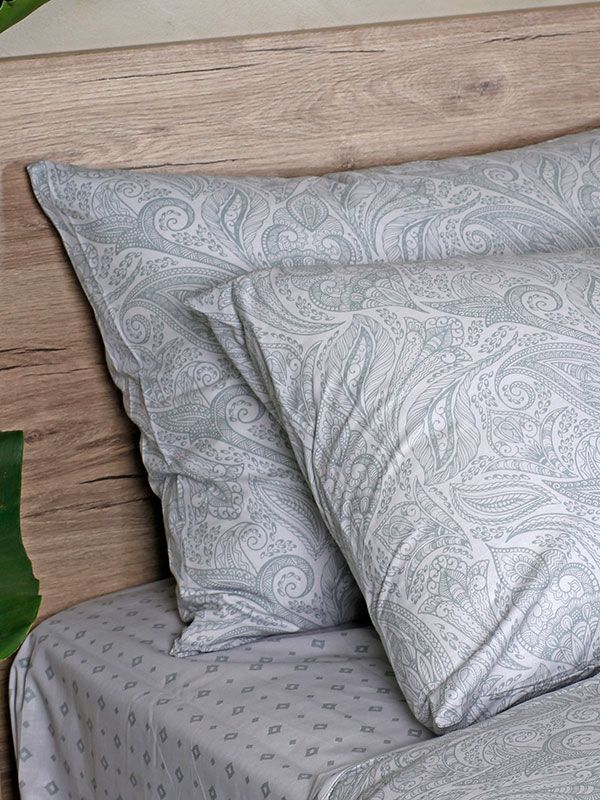 Μαξιλαροθήκες Cotton Feelings 2040 Grey 50×70