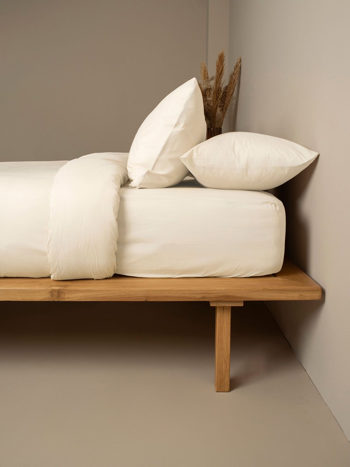 Σετ Σεντόνια Cotton Feelings 108 Ecru Υπέρδιπλο με λάστιχο (170×205+30)