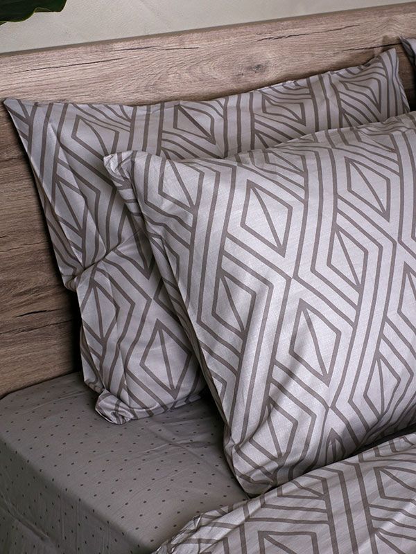 Μαξιλαροθήκες Cotton Feelings 2042 Grey 50×70
