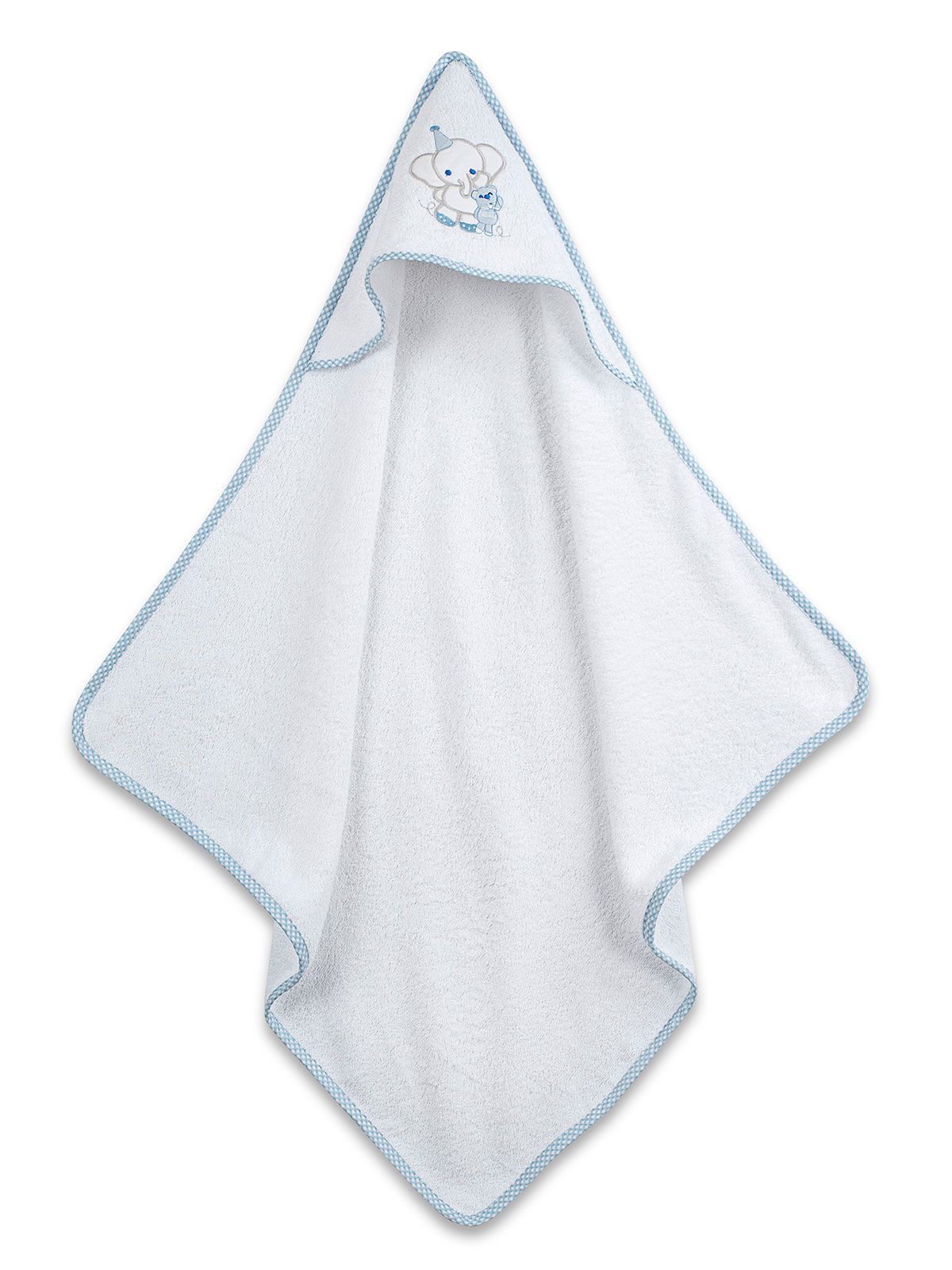 Κάπα κεντητή Elephant Blue 75×75