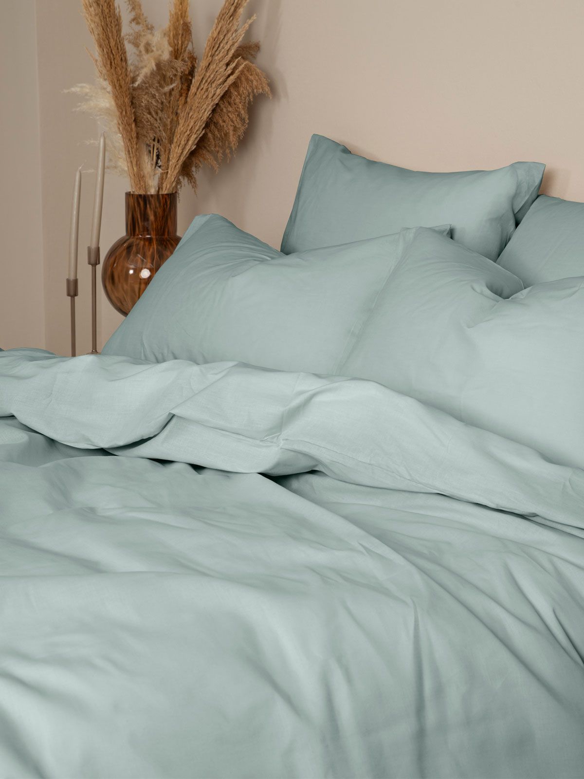Σετ Σεντόνια Cotton Feelings 105 Aqua Μονό (165×270)