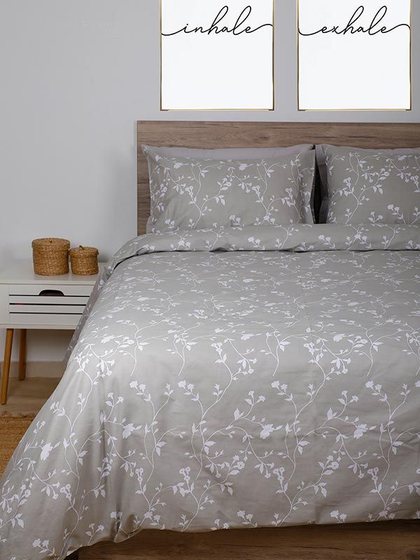 Σετ Σεντόνια Cotton Feelings 924 Grey King Size (260×270)