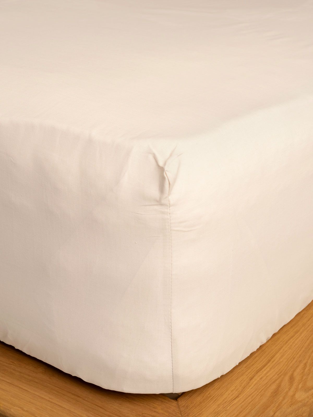 Κατωσέντονο Cotton Feelings με λάστιχο 108 Ecru Μονό (100×200+30)
