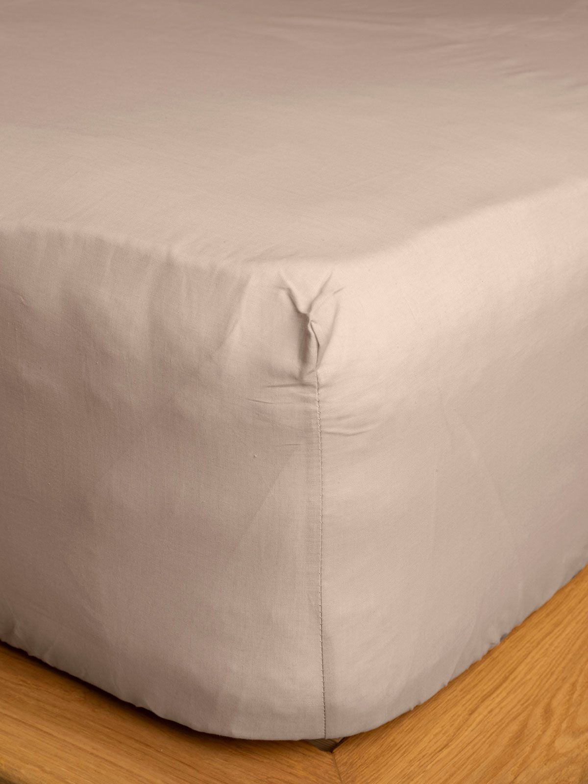 Κατωσέντονο Cotton Feelings με λάστιχο 109 Sand Υπέρδιπλο (180×200+30)