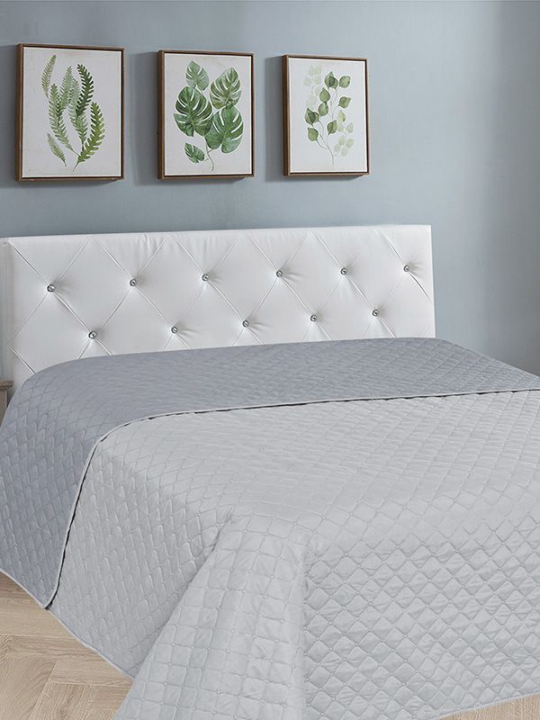 Κουβερλί Fiber Grey/Dark Grey Υπέρδιπλο (220×240)