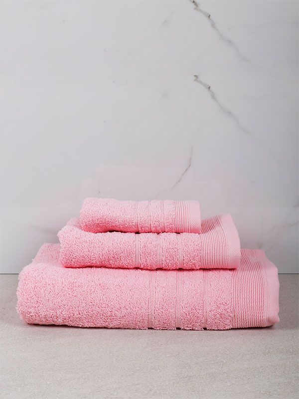 Πετσέτα Χίμπουρι 1 Pink Προσώπου (50×90)