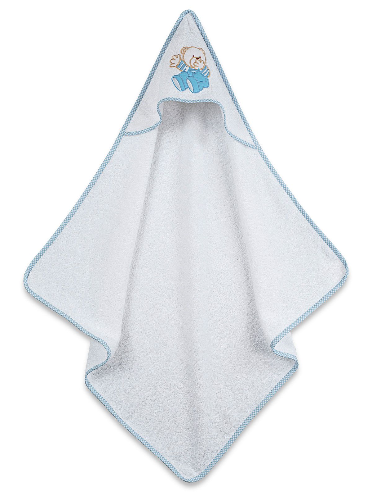 Κάπα κεντητή Bear 04 Blue 75×75
