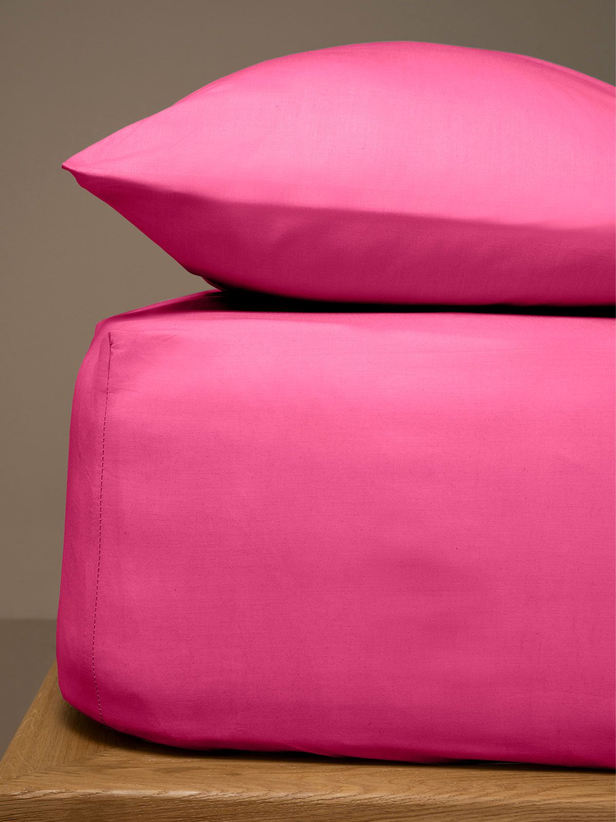 Κατωσέντονο Menta με λάστιχο 9 Fuchsia Διπλό (160×200+40)