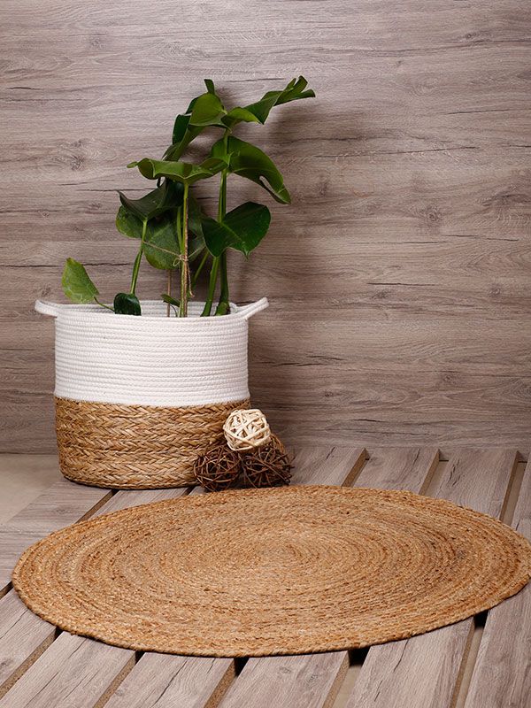 Πατάκι Γιούτα Μονόχρωμο 75cm 75 cm