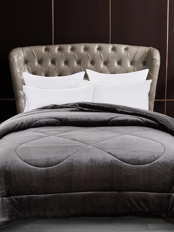 Κουβερτοπάπλωμα Coral Anthracite Υπέρδιπλο (220×240)