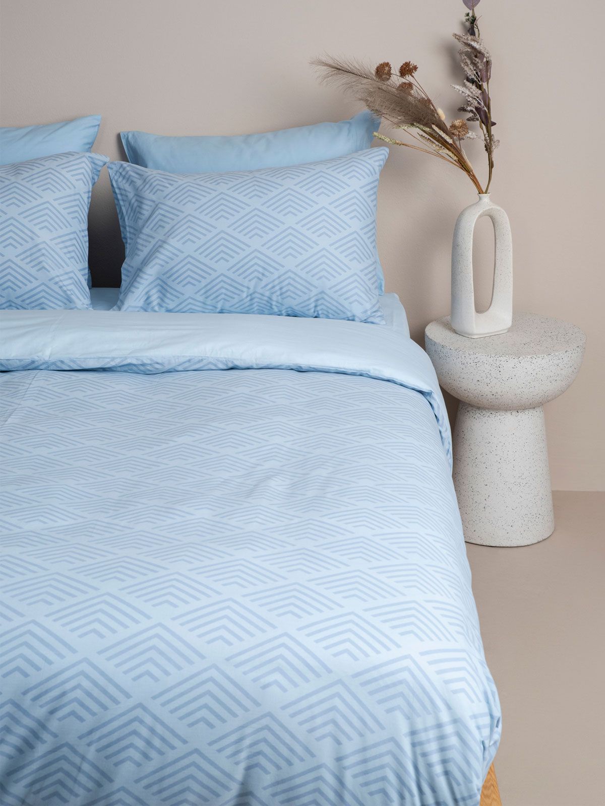 Παπλωματοθήκη Cotton Feelings 2048 Blue Υπέρδιπλη (230×250)
