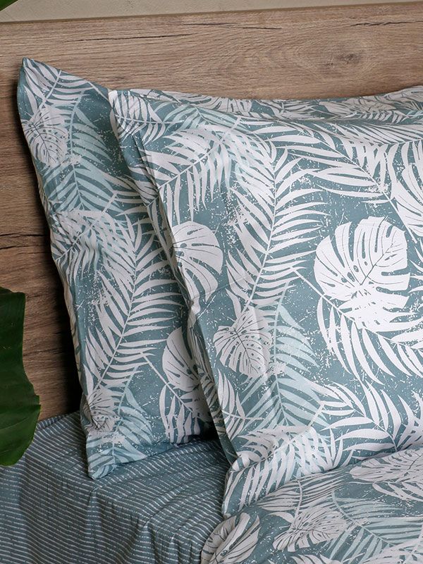 Μαξιλαροθήκες Cotton Feelings 2038 Aqua 50×70