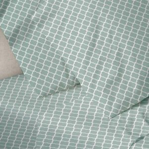 Παπλωματοθήκη Menta Εμπριμέ 530 Aqua
