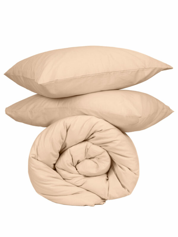 Παπλωματοθήκη Cotton Feelings 110 Beige Υπέρδιπλη (230x250) - Image 4