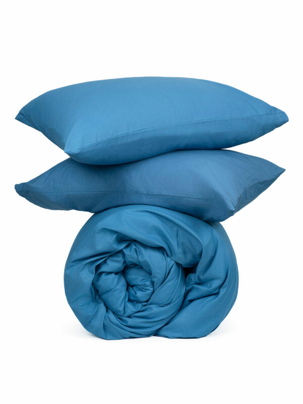 Παπλωματοθήκη Cotton Feelings 104 Blue Υπέρδιπλη (230x250) - Image 4