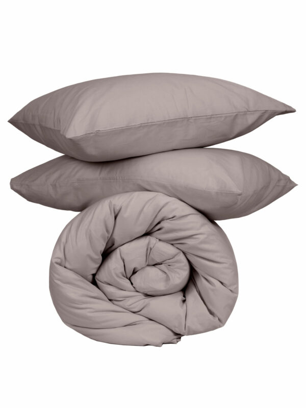 Παπλωματοθήκη Cotton Feelings 107 Dark Grey Μονή (170x250) - Image 4