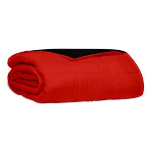 Κουβερλί percale μονόχρωμο Red
