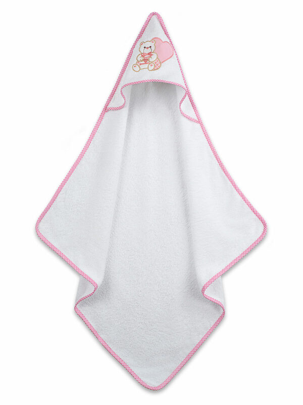 Κάπα κεντητή Heart Pink