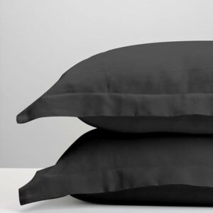 Μαξιλαροθήκες Oxford Satin Dark Grey
