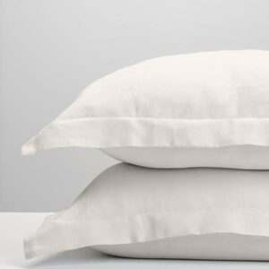 Μαξιλαροθήκες Oxford Satin Ecru