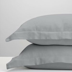Μαξιλαροθήκες Oxford Satin Light Grey