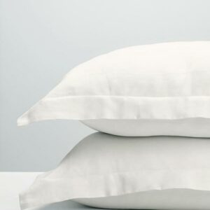 Μαξιλαροθήκες Oxford Satin White