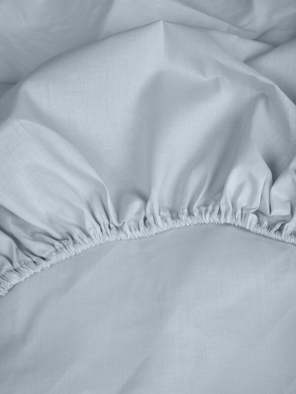Κατωσέντονο Cotton Feelings με λάστιχο 103 Light Blue Μονό (100x200+30) - Image 2