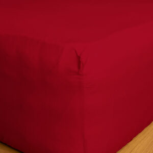 Κατωσέντονο Cotton Feelings με λάστιχο 113 Red