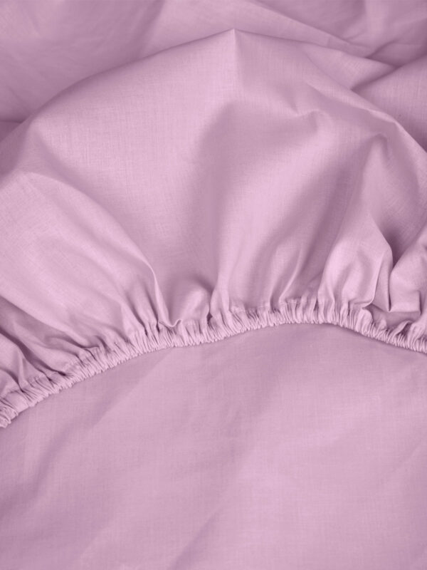 Κατωσέντονο Cotton Feelings με λάστιχο 102 Lila Ημίδιπλο (120x200+30) - Image 2
