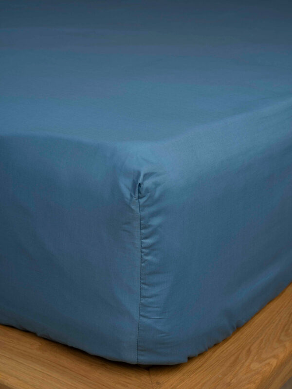 Κατωσέντονο Cotton Feelings με λάστιχο 104 Blue