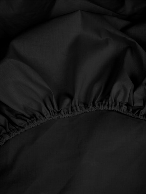 Κατωσέντονο Cotton Feelings με λάστιχο 111 Black Υπέρδιπλο (180x200+30) - Image 2