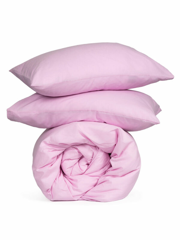 Σετ Σεντόνια Cotton Feelings 102 Lila Διπλό με λάστιχο (150x205+30) - Image 4