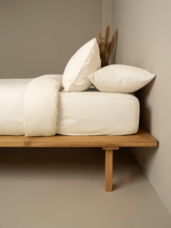 Σετ Σεντόνια Cotton Feelings 108 Ecru King Size (260x270) - Image 3