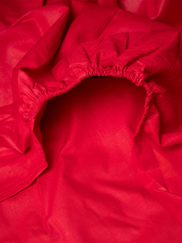 Κατωσέντονο Menta με λάστιχο 12 Red Μονό (100x200+25) - Image 2