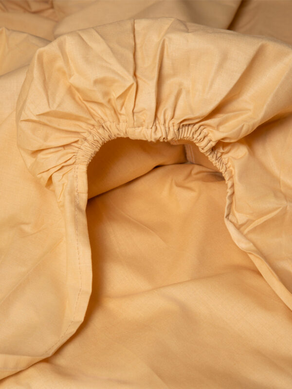Κατωσέντονο Menta με λάστιχο 4 Beige Μονό (100x200+25) - Image 2
