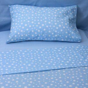 Σετ σεντόνια Cotton Feelings κούνιας 22 Blue